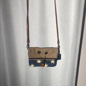 Mona B and Blue Crossbody Bag